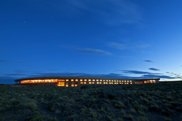 The Tierra Patagonia Hotel & Spa is immersed in the landscape and organises excursions throughout the reserve. PHOTO: TIERRA PATAGONIA HOTEL & SPA