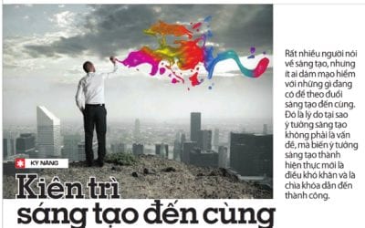 Kiên trì sáng tạo đến cùng – Doanh Nhân Sài Gòn