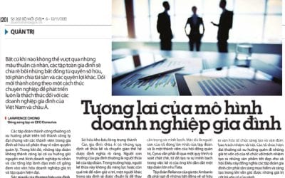 Tương lai của mô hình doanh nghiệp gia đình – Doanh Nhân Sài Gòn