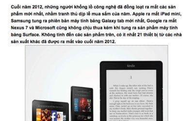 Bài học thành công của Amazon trong phát triển sản phẩm Kindle – Nhịp Sống Số