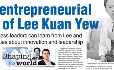 The Entrepreneurial Side of Lee Kuan Yew