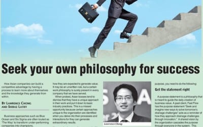 Seek your own philosophy for success