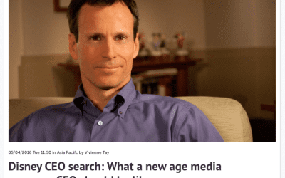 Disney CEO search: What a new age media company CEO should be like – Consulus comments on Marketing Magazine